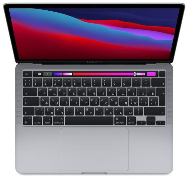 Ноутбук Apple MacBook Pro 13 Late 2020 (Apple M1/13"/2560x1600/8GB/256GB SSD/DVD нет/Apple graphics 8-core/Wi-Fi/Bluetooth/macOS) MYD82RU/A Серый космос