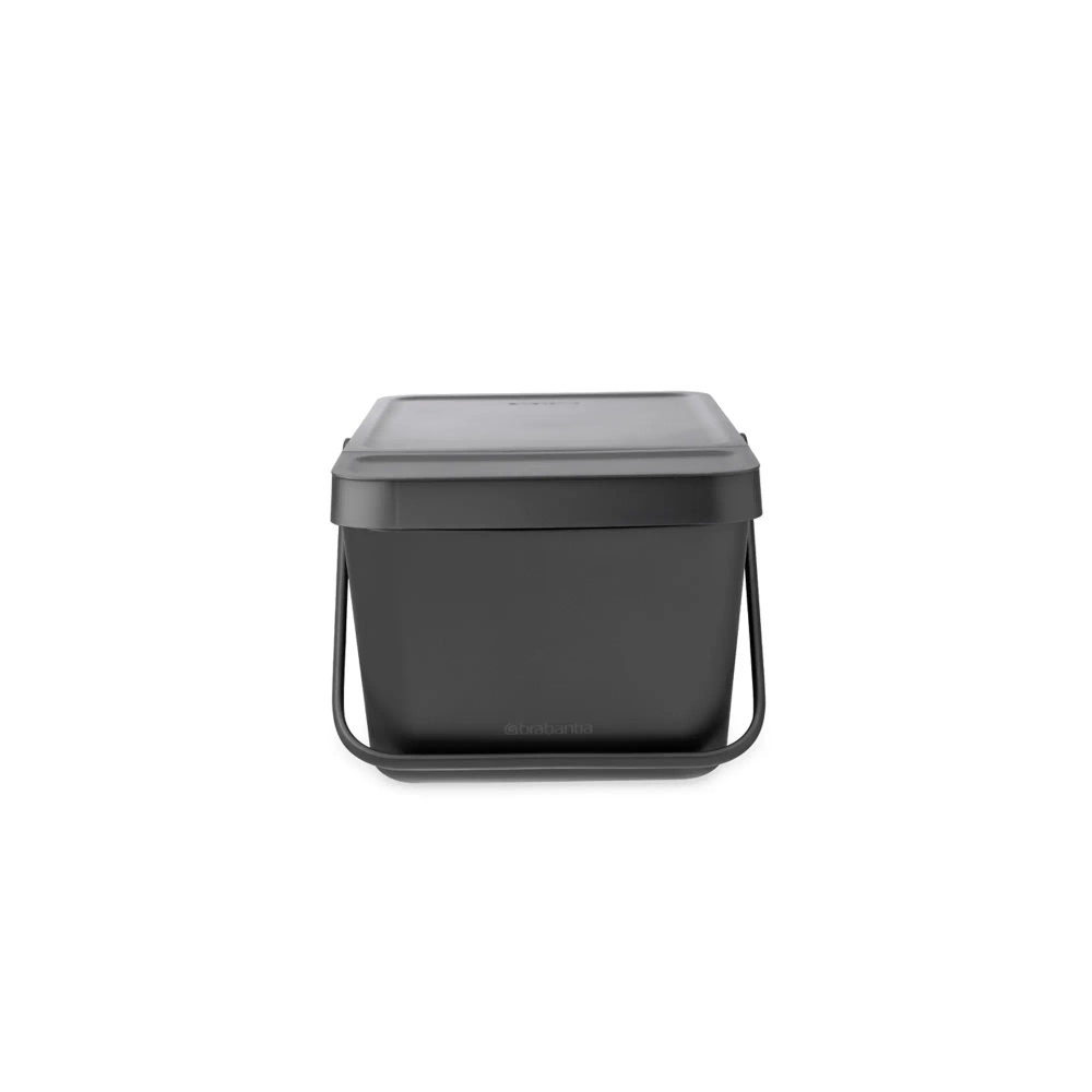 Brabantia Контейнер для мусора Sort & Go 20л для сортировки, серый