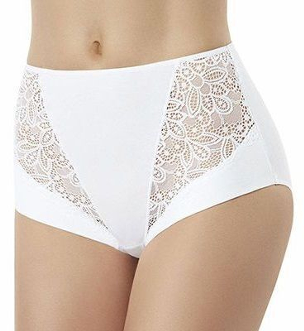 Высокие трусики-слипы Belle Cotton (Размер: L) (Цвет: телесный)