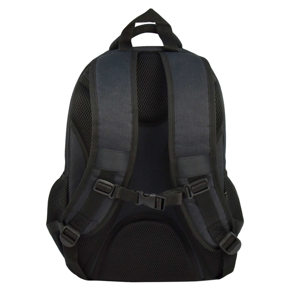 Рюкзак школьный, Феникс+, 30х40х14 см, полиэстер, металлические значки, резиновая нашивка, 1 отделение (-я)