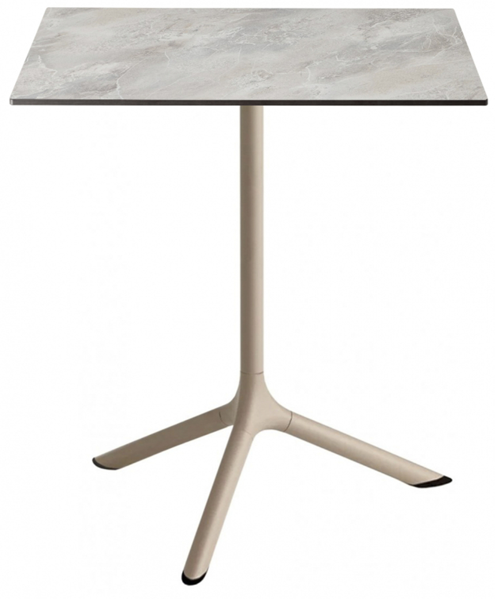 Стол ламинированный обеденный Scab Design Tripe, тортора, каменный