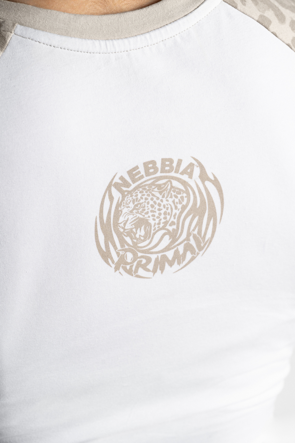 Кроп топ Crop Top Leopard '97 PRIMAL 861 Кремовый леопард