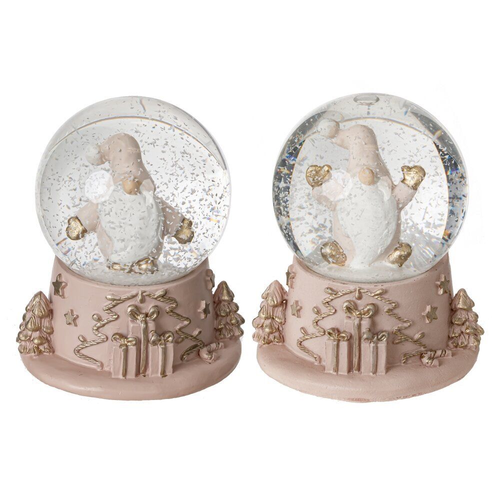 GAEM Фигурка декор в стекл шаре "Гном", D5 см, L5,5 W5 H6 см, 2в.