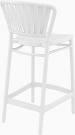 Стул пластиковый полубарный Siesta Contract Portofino, белый