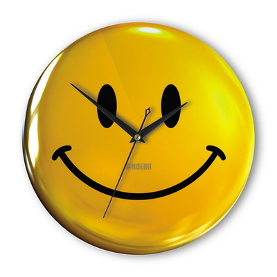 Настенные часы "Смайлик" Декор для дома, подарок