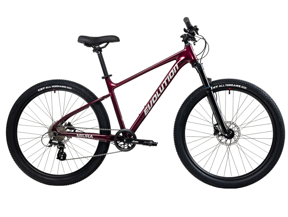 Велосипед 27.5" EVOLUTION MIURA HD, 19", алюм, 8 ск, MLO, бургундия металлик, 2026