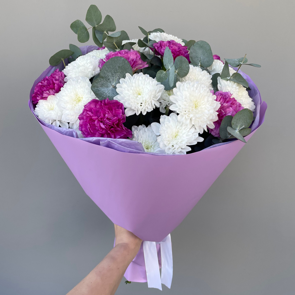 Букет Микс (Хризантема, Гвоздика)