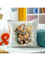 Термонаклейка на одежду, термопринт Тигрёнок