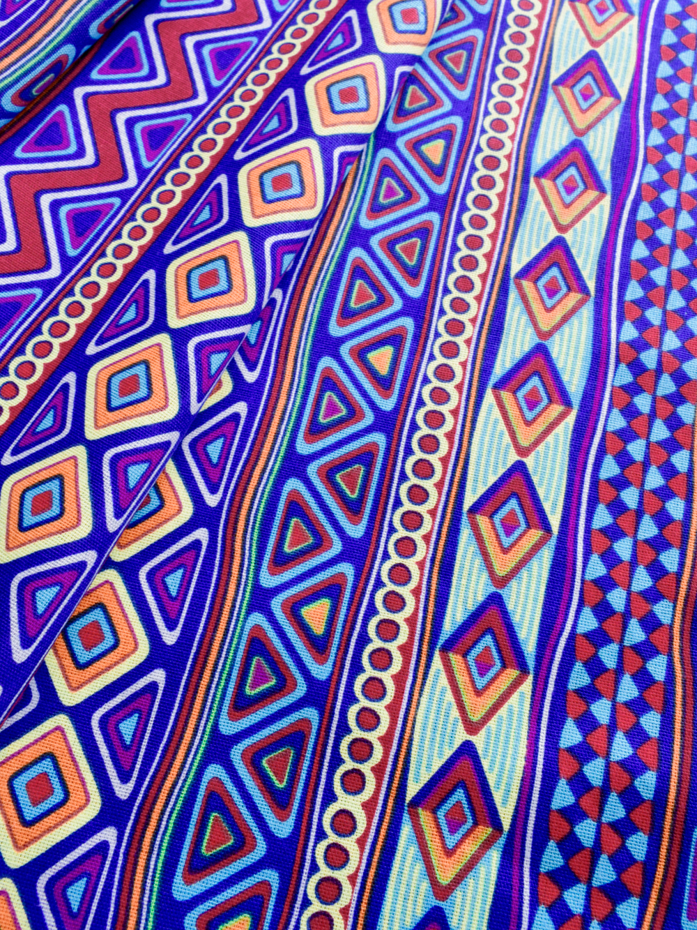 Ткань бязь плательная, рис. " Африканский орнамент", ширина 150 см, арт. 1032