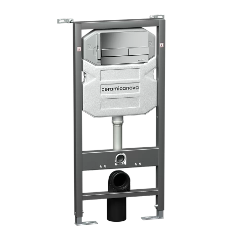 Инсталляция для унитаза Ceramica Nova ENVISION CN1002M с кнопкой смыва Flat
