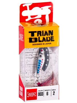 Блесна вращающаяся Lucky John TRIAN BLADE LONG 06.0г 003