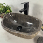 Раковина из речного камня RS-65108 48*32*15 0856