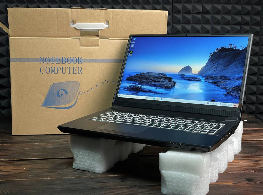 16" Ноутбук Clevo N960KX (1920x1080, Intel Core i5-10400, RAM 16ГБ, SSD 512GB, NVIDIA GeForce RTX 3070, Win 10Pro)