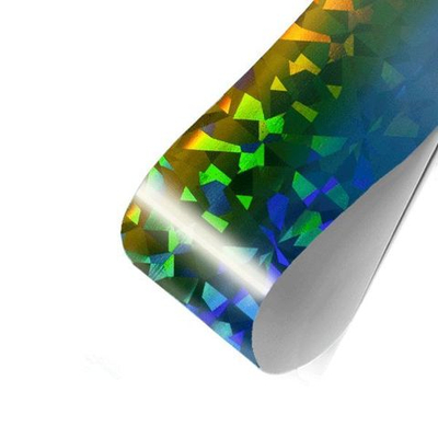 Фольга радужная "От жёлтого к синему"