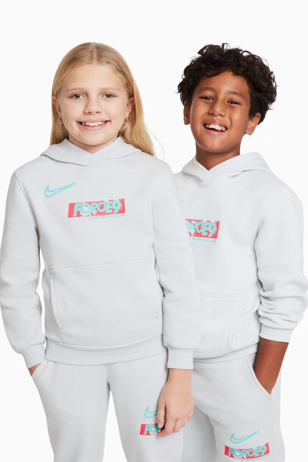 Кофта Nike Erling Haaland Club Fleece Junior - серый