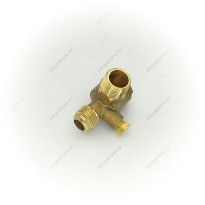 Клапан компрессора обратный (вход/выход: 3/4"-16-Н - 1/2"Н, трубка:Вн, гайка) [AEZ]