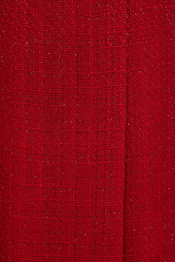 Красная твидовая юбка-макси "Эдит"