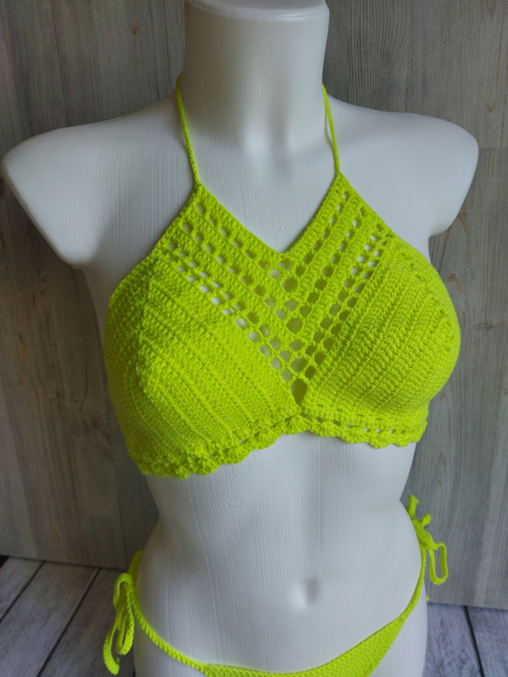 Вязаный купальник