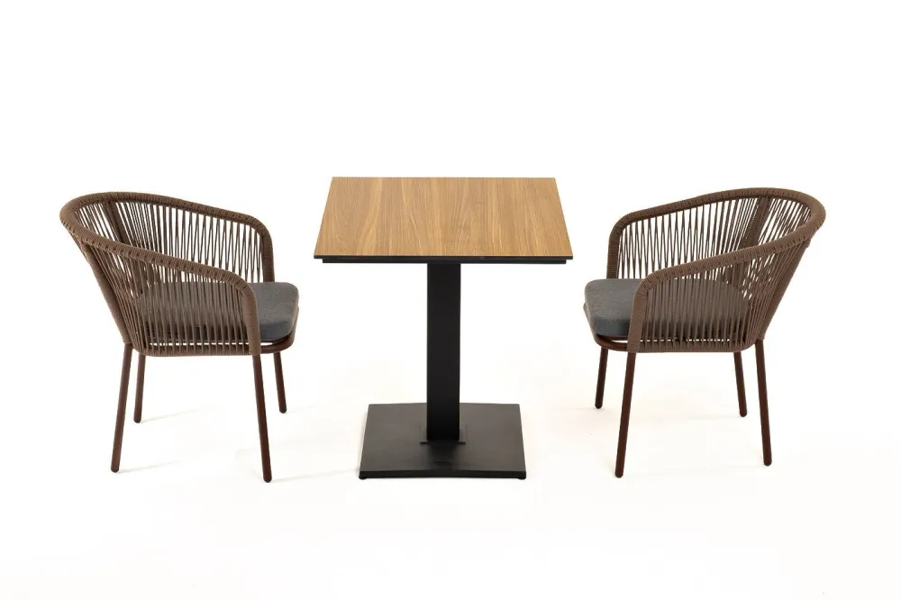 "Каффе" обеденная группа на 2 персоны, цвет "дуб"