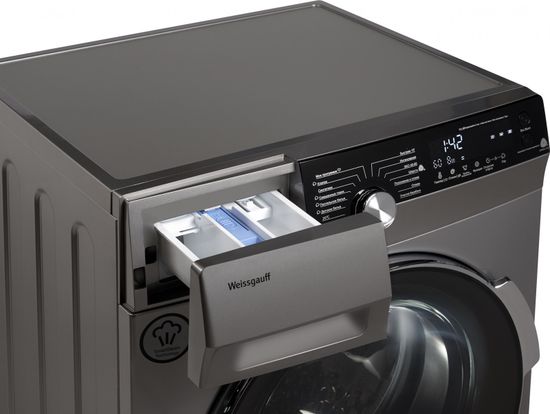 Стиральная машина Weissgauff WM 5649 DC Inverter Steam Silver