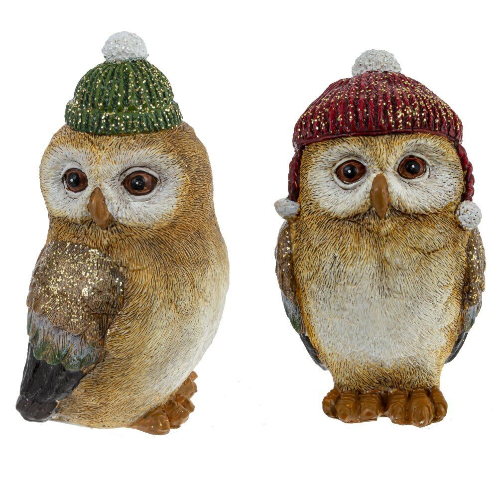 GAEM Фигурка декоративная "Сова", L6 W5,5 H10,5 см, 2в.