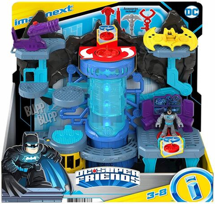 Набор для игр Mattel Imaginext DC Super Friends Batcave - Пещера, крепость, База Бэтмена GYV24