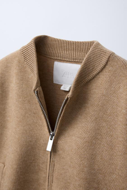 ZARA КАРДИГАН, РЫЖЕВАТО-КОРИЧНЕВЫЙ