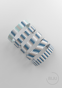 Схема PEYOTE, Схема браслета мозаичное плетение, узор из Miyuki Delica 11/0, файл PDF, №124