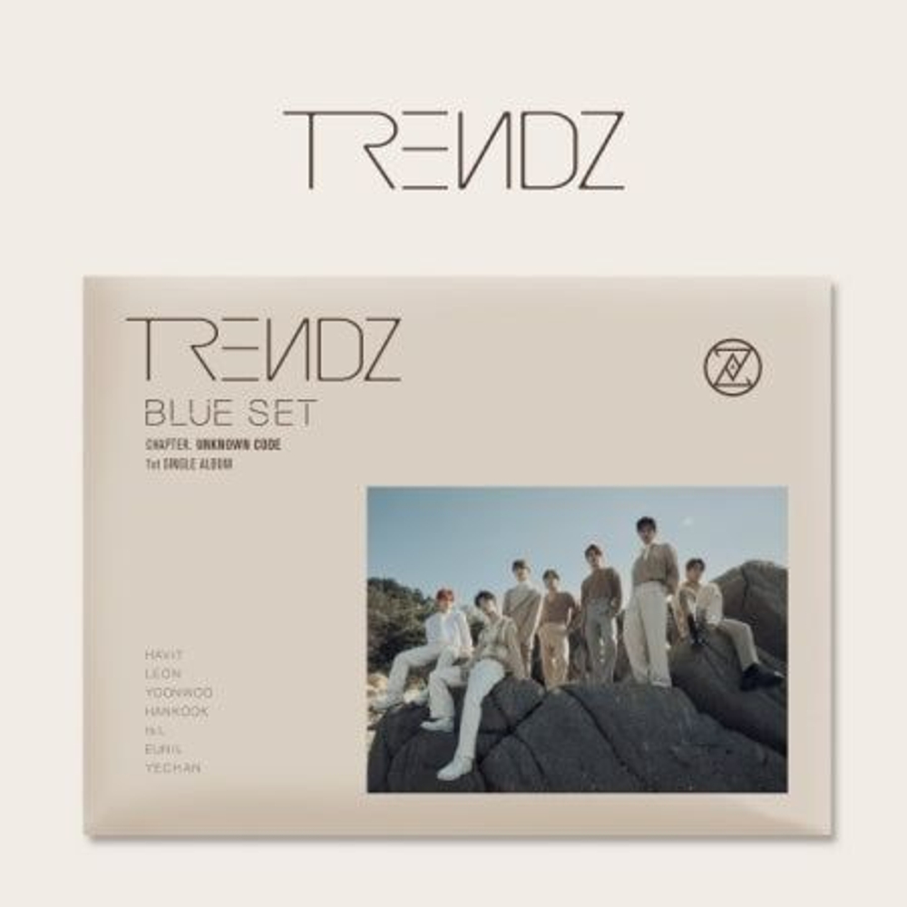 Альбом TRENDZ - BLUE SET Chapter. UNKNOWN CODE 1st Single Album
