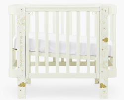 Детская кроватка-трансформер Happy baby Mommy Love в комплекте с расширением 160х70 milky