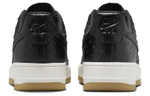 Кроссовки Nike Air Force 1 Black Ostrich (Женская размерная сетка)
