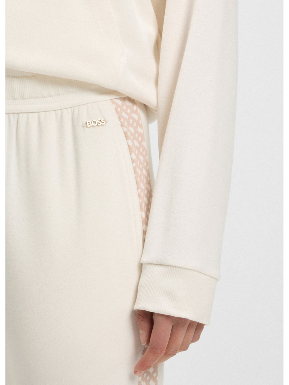 Брюки женские Monogram_Pants Cuff  BOSS