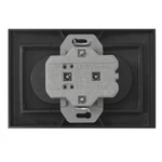 Розетка 2-м СП Бриллиант 16А IP20 с заземл. в сборе графит Universal 7947533-Gr