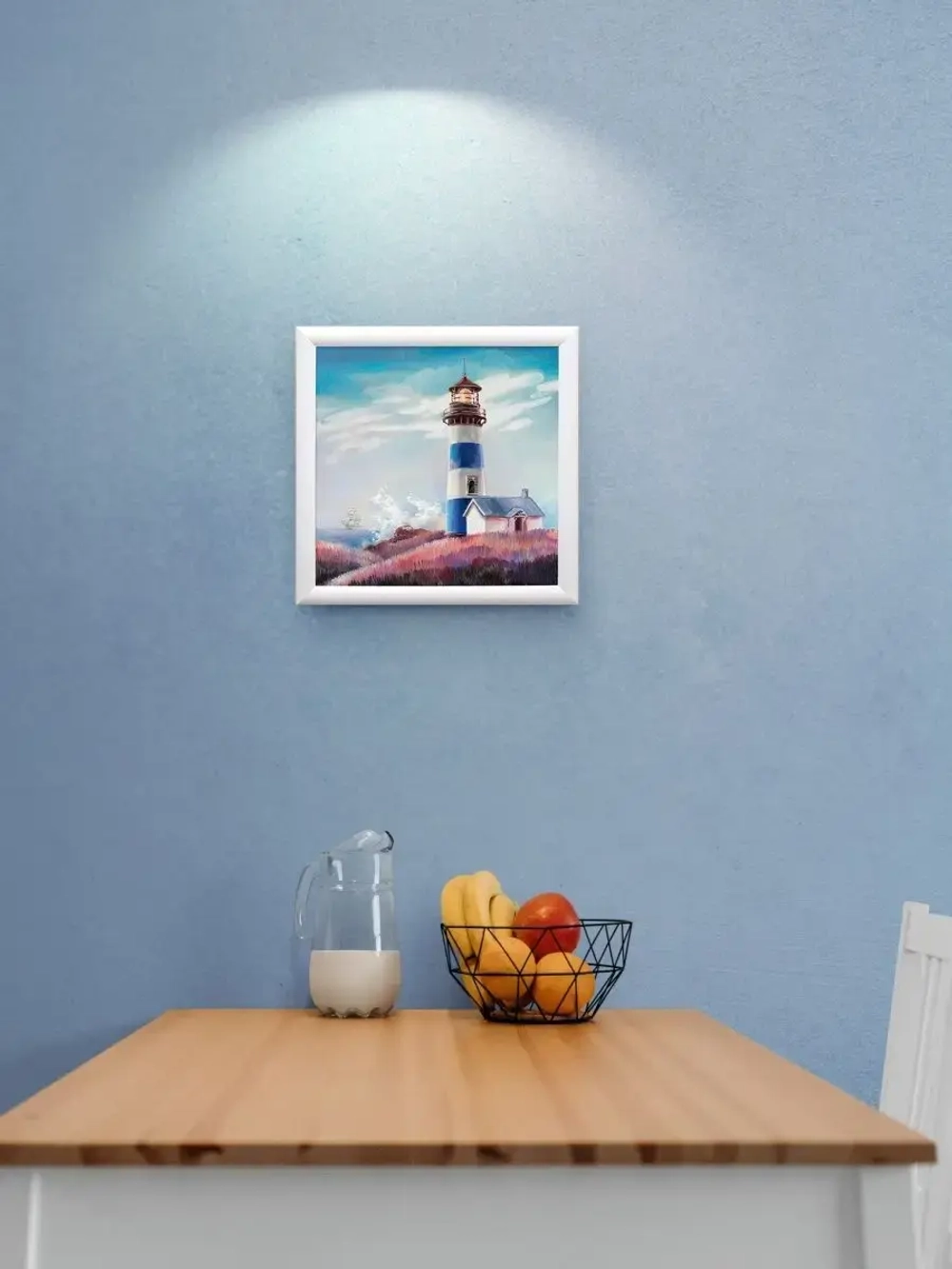 Картина на стену для интерьера на холсте 34*34 см