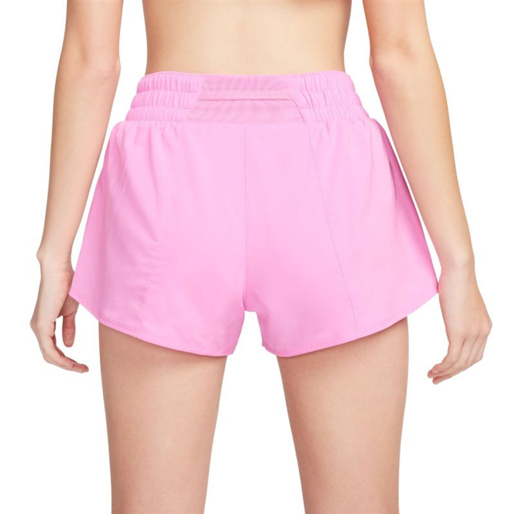 Женские теннисные шорты Nike Dri-Fit One 3in - playful pink/reflective silver