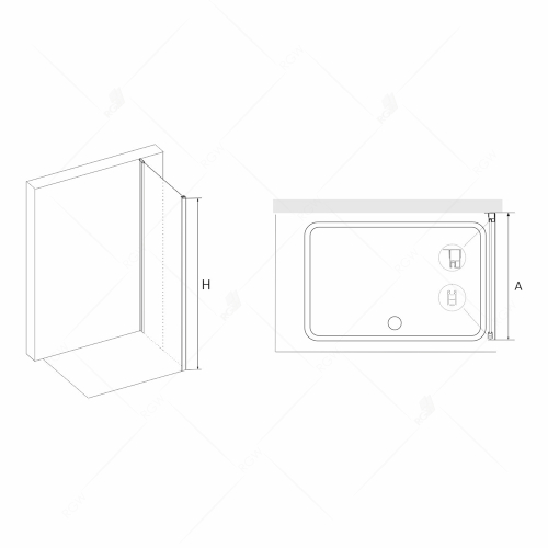 Боковая панель RGW Z-12 (Прозрачное, 800)