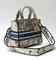Сумка для женщин Dior Lady D-lite, модель среднего формата белый