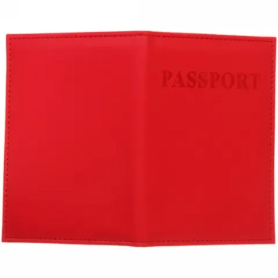 Обложка на паспорт «Классика», цвет красный