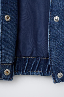 ZARA ДЖИНСОВАЯ КУРТКА, СИНИЙ