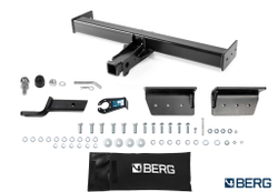 Фаркоп под квадрат Berg для Tank 700 2024- (кроме Edition One), шар Е, 2500/100 кг., F.4813.002
