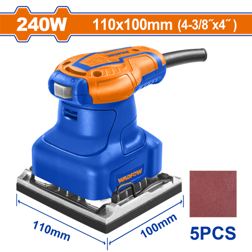 Шлифмашина вибрационная 240 Вт (10) WADFOW WFA1503