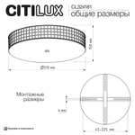 Citilux Портал CL324181 Люстра хрустальная Хром