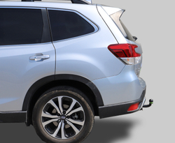 Фаркоп Лидер-плюс для Subaru Forester 2018-2024. Требуется подрезка бампера. Нагрузки: 1500/75 кг, (без электрики в комплекте) - S308-A