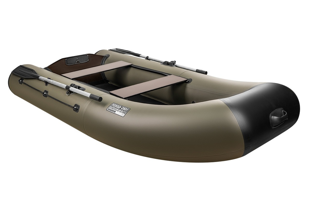 Поход 290T хаки + BST 36 L (комплект лодка + электромотор)