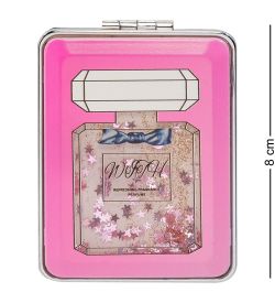 WW-112/5 Зеркало прямоугольное с плавающими блестками «Парфюм»