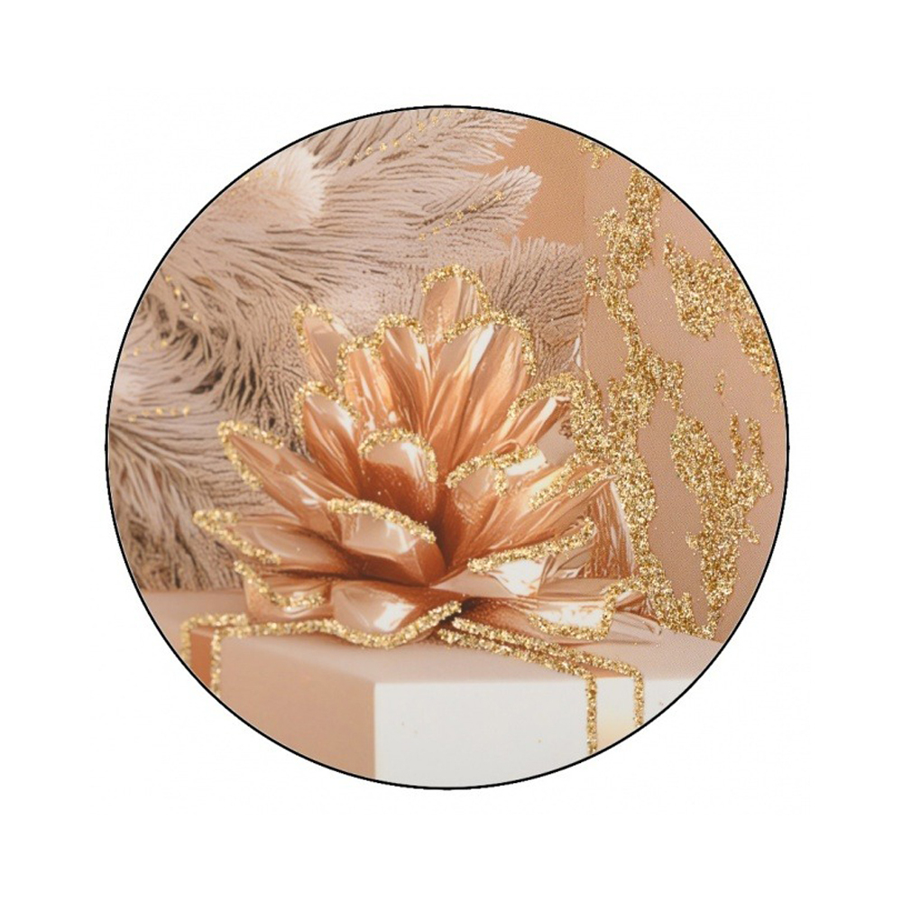 Подарочный пакет Basir, серия "Новогодний шик", с блёстками, 30*40*12 см, ассорти