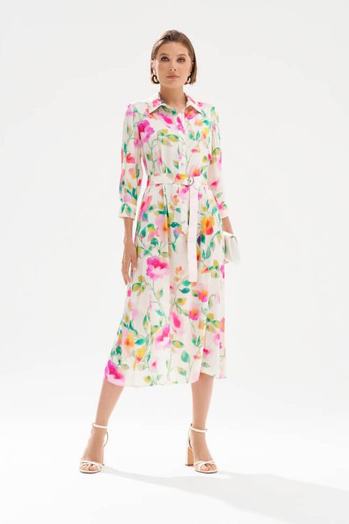 51778 Платье женское (цветочный принт)