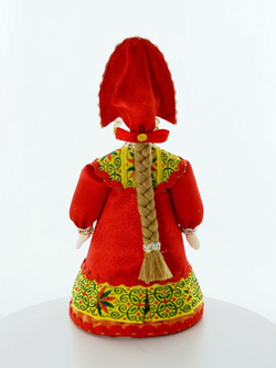 Кукла коллекционная Потешного промысла девушка в русском костюме  (стилизация).