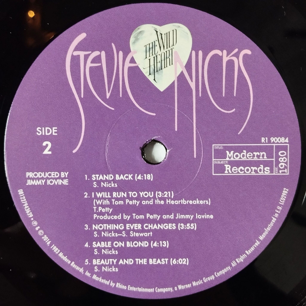 Винтажная виниловая пластинка LP Stevie Nicks The Wild Heart (EU 2016)