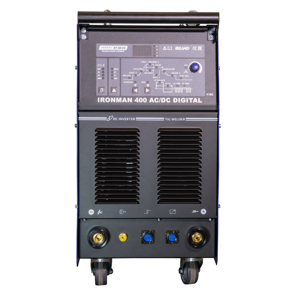 Индустриальный аппарат аргонодуговой сварки AuroraPRO IRONMAN 400 AC/DC DIGITAL (TIG+MMA) + аттестат НАКС 18837